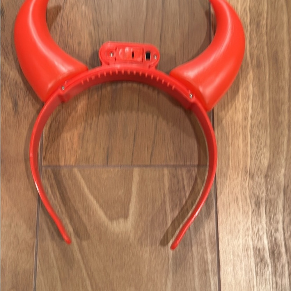 Red Devil Horns Headband